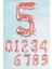 Rose Gold Rakam Folyo Balon Büyük Boy Rose Gold Sayı Balonlar 100CM 40INÇ 5 1
