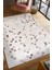 Bafra Kahverengi Beyaz Halı Yumuşak Oturma Odası Salon Çocuk Odası Mutfak Halısı P1190 80 x 300 1