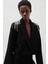 Omuz Aksesuarlı Kısa Kadın Ceket Siyah 5