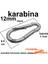 2 Adetkarabina Metal 12MM Salıncak Kancası Çanta Tokası Duble Boy 2