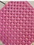 4 Adet 33 x 33 x 1,5 cm Ortopedik Plastik Yer Karosu, Geçkili Paspas, Islak Zemin Izgarası, Pembe 3