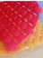 4 Adet 33 x 33 x 1,5 cm Ortopedik Plastik Yer Karosu, Geçkili Paspas, Islak Zemin Izgarası, Pembe 4