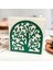 Hayat Ağacı Temalı Yeşil Metal Peçetelik 3