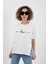 Ekru Love Baskılı Tshirt 1