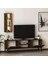 BMdekor Tv Ünitesi Cunda Ceviz LED Işıklı 150 cm 3