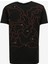 Bisiklet Yaka Baskılı Siyah Erkek T-Shirt F4SM-TST 0202 2