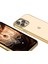 Apple iPhone 13 Pro Max - Uyumlu Cepdesin Pixel Kapak-Gold 1