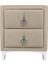 Harmony Silver İki Çekmeceli Bej Komodin Yatak Odası 2 Kapaklı Komodin 2