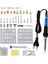 Siyah Set-2 Tarzı 220V Ab Fişi 80W Ayarlanabilir Sıcaklık Gravür Havya Aracı Ahşap Yakma Kabartma Havya Kalem Kaynak Aracı Kiti (Yurt Dışından) 4