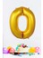 Gold Rakam Folyo Balon Gold Sayı Balonlar 16 Inç 40 cm 1
