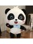 20 cm Peluş Oyuncaklar Hayvan Bebek Kawai Plushie Doğum Günü Hediyesi Yumuşak Komik Peluch Bebekler Panda Yastıklar Kanepe Ev Flaş Blue Smiley (Yurt Dışından) 2