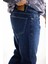Loose Fit Pantolon Mavi 2