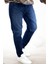 Loose Fit Pantolon Mavi 4