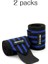 2 Adet Mavi Tarzı Spor Salonu Fitness Halter Bracers Powerlifting Bileklik Desteği Elastik Bilek Sargıları Spor Güvenliği Için Bandajlar Brace (Yurt Dışından) 1