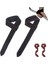 Koyu Haki Stili Erkekler ve Kadınlar Için Neopren Yastıklı Destekli Fitness Halter Deri Bilek Kayışı Sarar Ağır Hizmet Tipi Powerlifting Kavrama Kancası (Yurt Dışından) 3