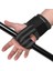 Siyah Stil Ağırlık Kaldırma Spor Salonu El Kayışı Bilek Bandı Iki Taraflı Kaymaz Deadlift Powerlifting Squat Halter Fitness Spor Brace Pad (Yurt Dışından) 3