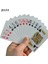 NO986 Kırmızı Stil Jıayı Texas Holdem 100% Plastik Pvc Iskambil Oyunu Poker Kartları Su Geçirmez ve Donuk Cila Gyt Masa Oyunları Poker (Yurt Dışından) 4