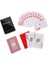 Kırmızı 1 Takım Tarzı 1 Paket Texas Hold'em Plastik Poker Kart Oyunları Su Geçirmez ve Donuk Lehçe Oyun Kartları Eğlence Masa Oyunu (Yurt Dışından) 1