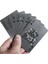 Koyu Gri Tarzı Black Poker Card Plastic Playing Cards Board Games Waterproof Plastic Cards Magic (Yurt Dışından) 2