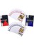 1 Mavi Güverte Stili %100 Pvc Plastik Köprü Poker Kartları Redblue Su Geçirmez Aşınmaya Dayanıklı Oyun Kartları Bakara Texas Hold'em Masa Oyunları 58*88 mm (Yurt Dışından) 5