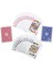 1kırmızı ve 1mavi Tarzı 2 Takım Slot Küçük Harfler Texas Hold'em Kağıt Oyun Kartları Pürüzsüz Poker Kartları Deste Bakara Masa Oyunları 2.48*3. Quenuson (Yurt Dışından) 5