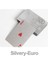 Silvery-Euro Style Poker Cards Game 24K Gold Playing Cards Deck Gold Foil Magic Poker Set Pvc Plastic Magic Card Waterproof Cards Family Table Game (Yurt Dışından) 1