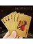 Silvery-Euro Style Poker Cards Game 24K Gold Playing Cards Deck Gold Foil Magic Poker Set Pvc Plastic Magic Card Waterproof Cards Family Table Game (Yurt Dışından) 2