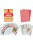 Kırmızı Stil 100% Plastik Pvc Oyun Kartı Büyük Sayı Oyunu Texas Hold'em Poker Kartları Su Geçirmez ve Mat Cila Aile Poker Masa Oyunu 1 Güverte (Yurt Dışından) 1