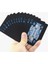 Siyah Stil Li Plastik Pvc Poker Suya Dayanıklı Siyah Oyun Kartları Yaratıcı Hediye Dayanıklı Poker (Yurt Dışından) 2
