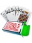 6939 Siyah Stil 100% Pvc Yeni Desen Plastik Su Geçirmez Yetişkin Iskambil Kartları Oyunu Poker Kartları Masa Oyunları 58*88MM Kartlar (Yurt Dışından) 2