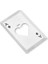 Gümüş Kenar Stili 1@# New Style Playing Card Metal Poker Card Game Waterproof Blackjack Game Card Throwing Silver Card Durable Poker Bottle Opener (Yurt Dışından) 1