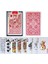 5735 Kırmızı Stil Yeni Oyun Kartları Plastik Bakara Texas Hold'em Poker Kartları Pvc Poker Masa Oyunları Kırmızı ve Mavi Su Geçirmez Giyilebilir Kart Oyunu (Yurt Dışından) 1