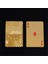 1 Takım Eur Kart Stili Altın Folyo Poker Seti Altın Oyun Kartları Destesi Sihirli Kartlar Seti 24K Altın Plastik Folyo Pokerler Dayanıklı Su Geçirmez Kartlar (Yurt Dışından) 1