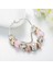 Kadın Charm Bileklik, Pembe Kristal Boncuklu Bileklik, Kalp Kolye, Kadınlar, Kızlar Için Sevgililer Günü Hediyeleri (Boyut: 17CM) (Yurt Dışından) 2