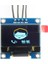 0.96 Inç Iıc I2C Seri Gnd 128X64 OLED LCD LED Ekran Modülü SSD1306 Arduino Kiti Için Mavi Ekran - Gösterildiği Gibi (Yurt Dışından) 5