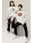 Kalp Hello Kitty Sevgili/çift/arkadaşlık/2'li Kapşonlu Sweatshirt Seti 1