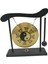 Gong Süs Standı ile Çin Bakır Gong Mini Rüzgar Çanları Pirinç Feng Shui (Yurt Dışından) 4