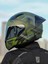 Rapıd 2 Race Thunder Bırds Mat Yeşil-Siyah-Gri Kask 3