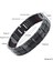 21CM Tarzı MBT015B Escalus Erkek Siyah Saf Titanyum Manyetik Bilezik Benim Için Mıknatıslar Negatif Iyonlar Germanyum Sağlık Bilezikler Takı (Yurt Dışından) 3
