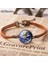 No.4 Boyutu 2020 Sıcak Satış Dünya Anne Vintage Deri Bilezik Planet Earth Dünya Küre Haritası Bilezikler Sanat Aksesuarları (Yurt Dışından) 3