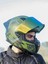 Rapıd 2 Race Thunder Bırds Mat Yeşil-Siyah-Gri Kask 1