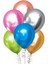 Krom Karışık Renkli Balon Parti Balonları 50'li 1