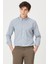 Erkek Yeşil Slim Fit Dar Kesim Düğmeli Yaka Pamuklu Kareli Gömlek 1