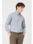 Erkek Yeşil Slim Fit Dar Kesim Düğmeli Yaka Pamuklu Kareli Gömlek 5