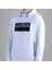 Erkek Marka Logolu Uzun Kollu Rahat Beyaz Sweatshirt 13311882-010 1
