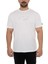 Erkek Marka Logo Detaylı Regular Fit Kısa Kollu Beyaz T-Shirt 23411198-010 3