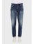 Emporio Armani Erkek Pamuk Karışımlı Düz Tasarım Cepli Stardart Belli Mavi Jeans 6R1J69 1DQTZ-0942 1