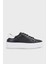 Kadın Marka Logolu Bağcıklı Kaydırmaz Tabanlı Günlük Siyah Sneaker HW0HW01870-0GQ 1
