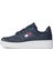 Tommy Hilfiger Erkek Marka Logolu Bağcıklı Kaydırmaz Tabanlı Günlük Lacivert Sneaker EM0EM01395-C1G 4