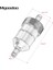 Gümüş Tarzı Evrensel 8mm Benzin Gaz Yakıt Filtresi Temizleyici C Alüminyum Motosiklet Pit Dirt Bike Atv Quad Inline Petrol Gaz Yakıt Filtresi (Yurt Dışından) 3